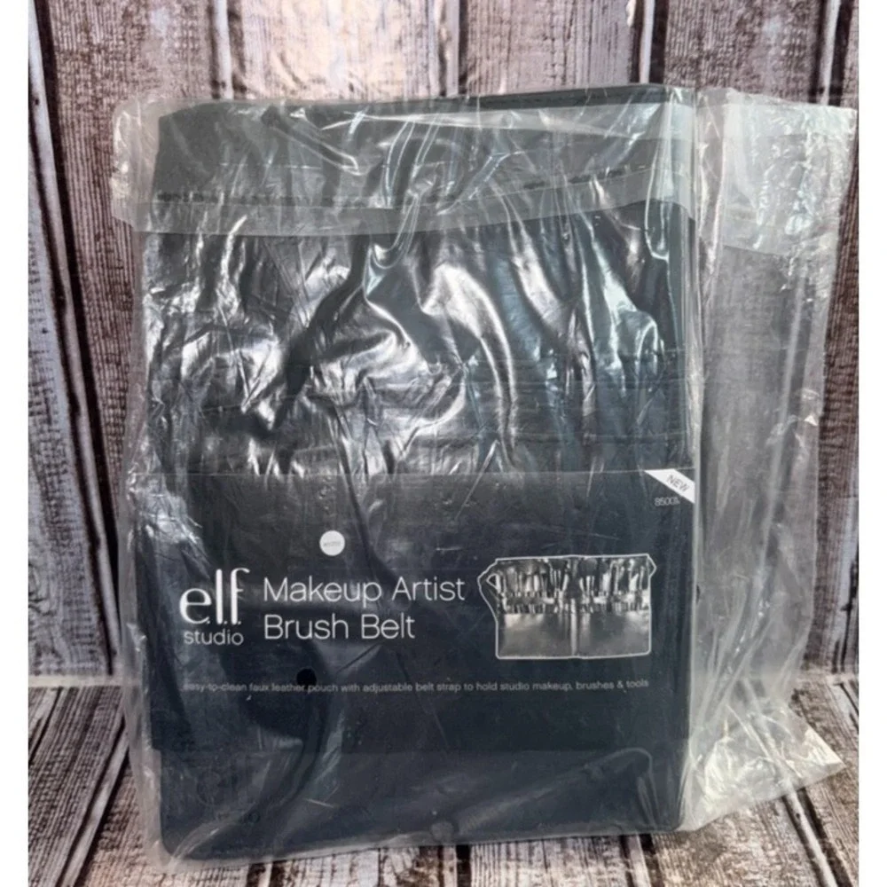 e.l.f. Makeup Brush Set 12pc + Makeup Artist Brush Belt NEW Makeup Artist Bundle